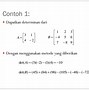 Ekspansi Kofaktor Matriks 3X3